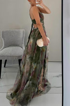 Floral Chiffon Wrap Maxi Dress product view 8 - Delvore