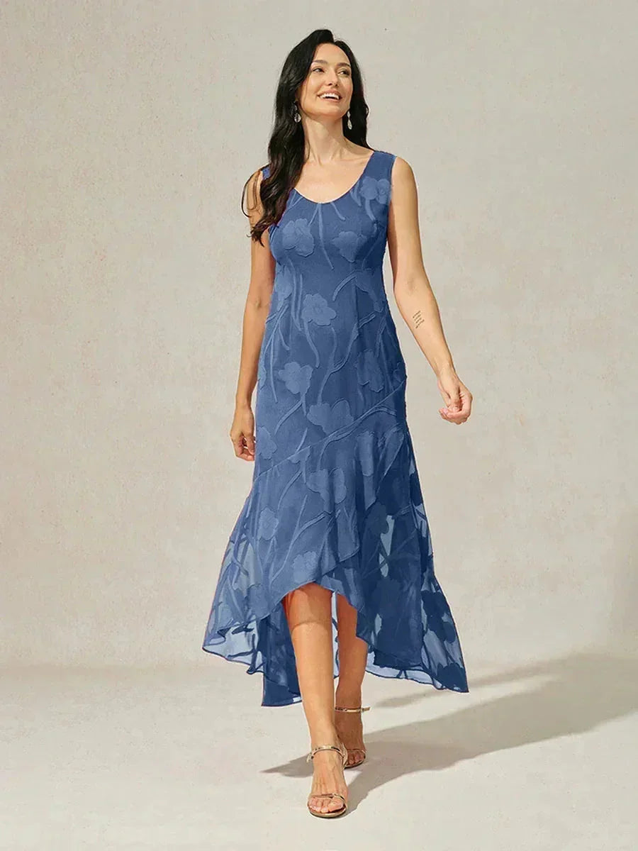 Wedgewood Women's Floral Burnout Chiffon Midi Dress product view 1 - Delvore