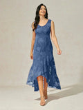 Wedgewood Women's Floral Burnout Chiffon Midi Dress product view 1 - Delvore