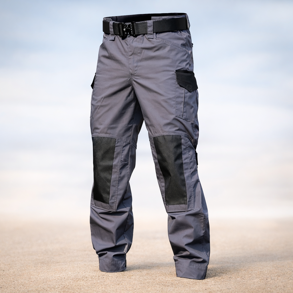 Urban Explorer | Men's Black Cargo Pants with Waterproof Fabric | Versatile Design for Comfort and Flexibility
