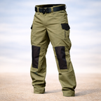 Urban Explorer | Men's Black Cargo Pants with Waterproof Fabric | Versatile Design for Comfort and Flexibility