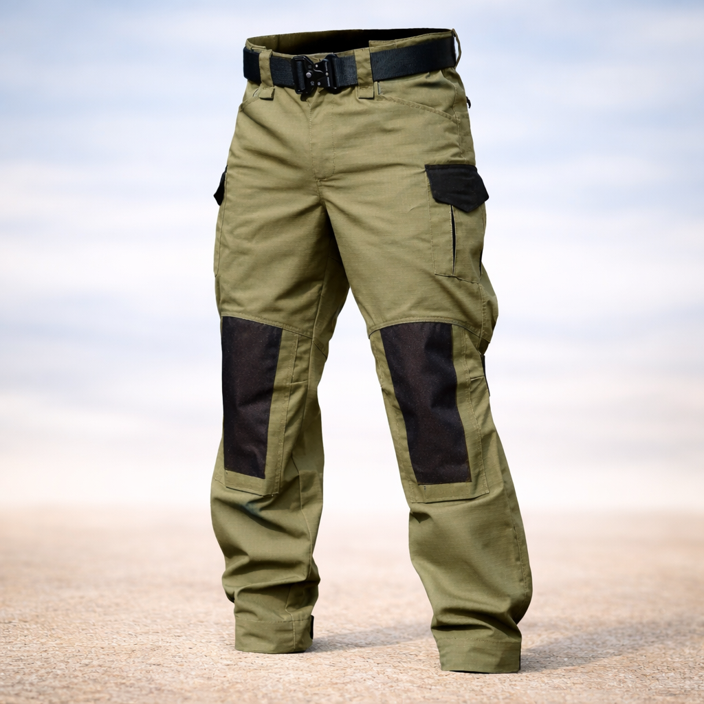 Urban Explorer | Men's Black Cargo Pants with Waterproof Fabric | Versatile Design for Comfort and Flexibility