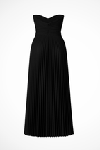 Strapless Pleated Maxi Dress product view 5 - Delvore