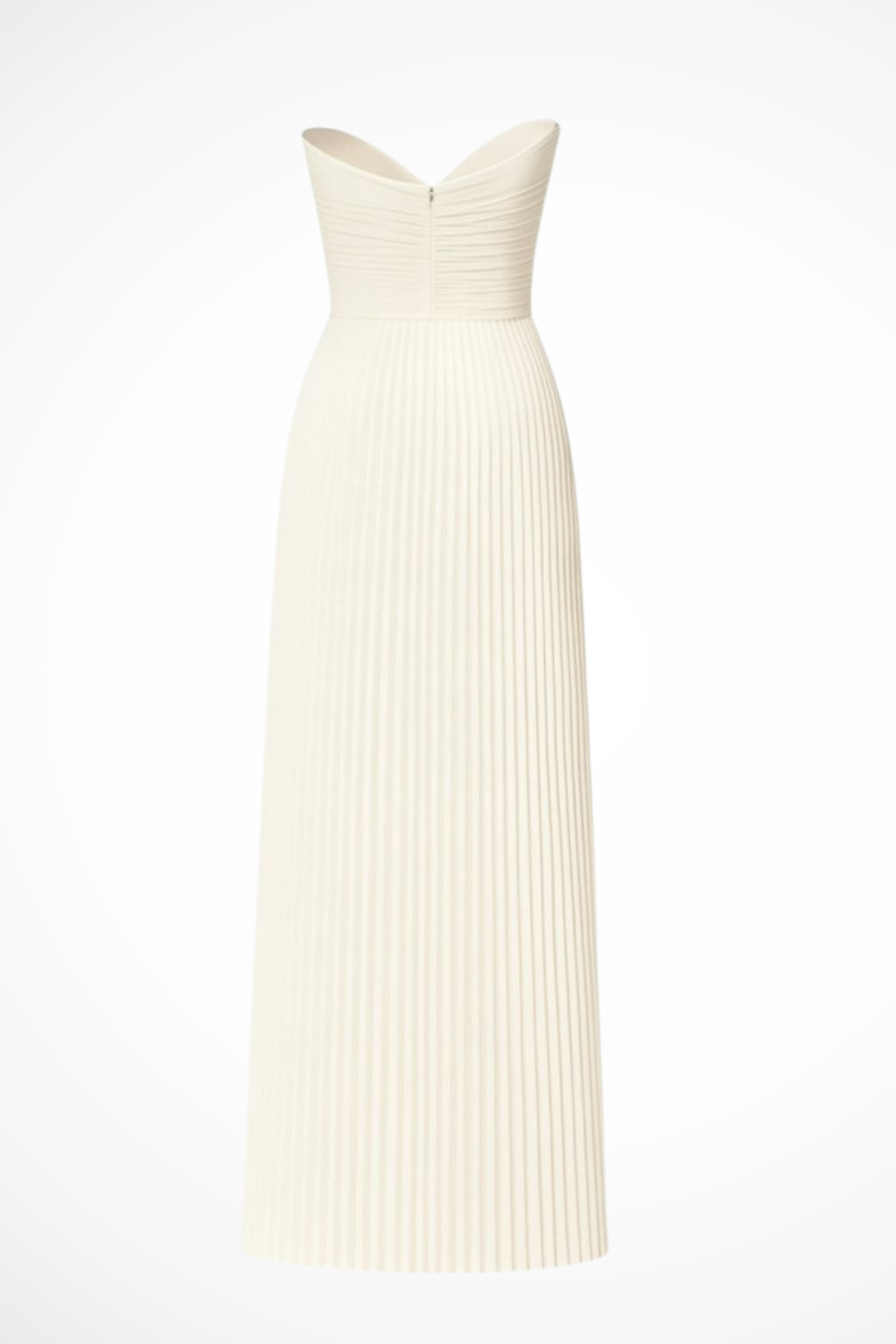 Strapless Pleated Maxi Dress product view 20 - Delvore