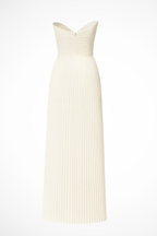 Strapless Pleated Maxi Dress product view 20 - Delvore