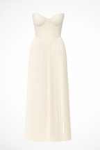 Strapless Pleated Maxi Dress product view 19 - Delvore