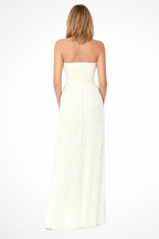Strapless Pleated Maxi Dress product view 18 - Delvore