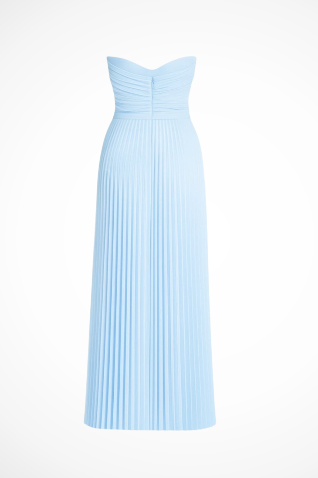 Strapless Pleated Maxi Dress product view 14 - Delvore