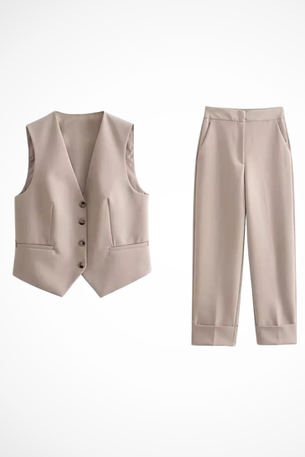 Tailored Vest and Pants Set product view 2 - Delvore