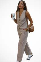 Tailored Vest and Pants Set product view 7 - Delvore