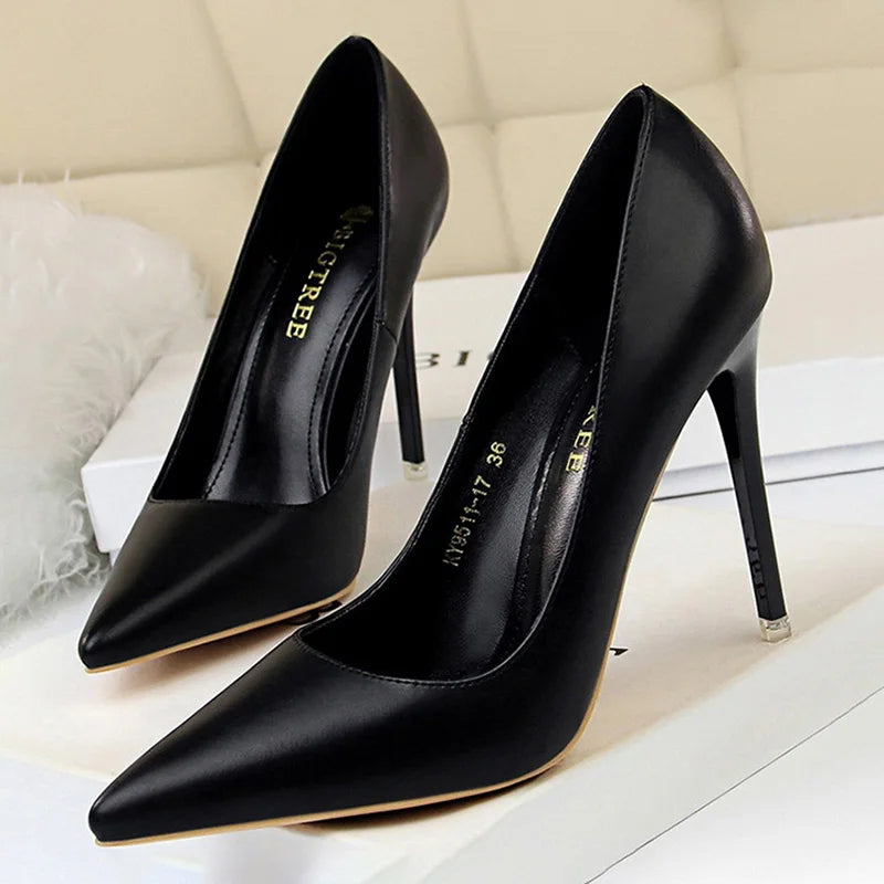 Pointed Toe Stiletto Pumps