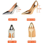 Patent Pointed Toe Stiletto Pumps