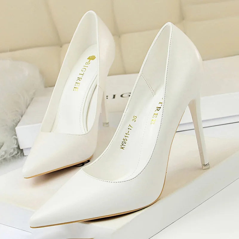 Pointed Toe Stiletto Pumps