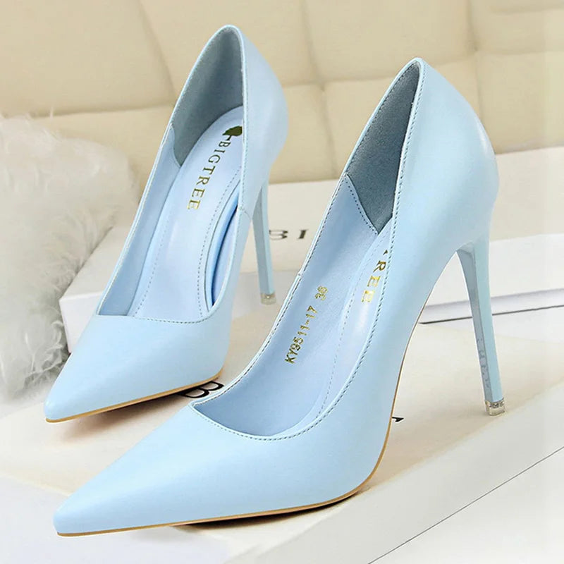 Pointed Toe Stiletto Pumps