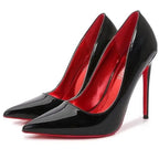 Glossy Pointed Toe Stiletto Pumps