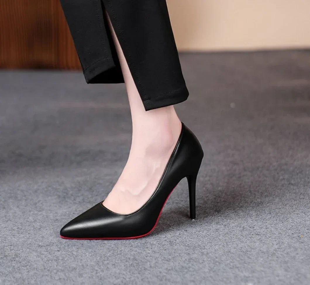 Pointed Toe Stiletto Court Pumps