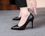 Pointed Toe Stiletto Court Pumps