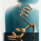 Strappy Stiletto Heel Sandals