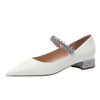 Rhinestone Strap Mary Jane Pumps