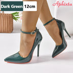 Pointed Toe Patent Stiletto Pumps