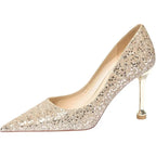 Crystal D'Orsay Wedding Heels