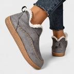 Shearling Lined Moccasin Shoes product view 4 - Delvore