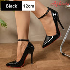 Pointed Toe Patent Stiletto Pumps