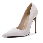 Glossy Pointed Toe Stiletto Pumps
