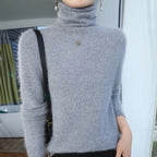 Fuzzy Turtleneck Sweater
