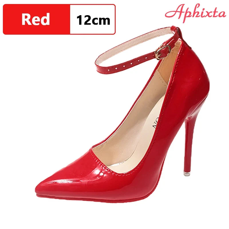 Pointed Toe Patent Stiletto Pumps