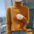 Fuzzy Turtleneck Sweater