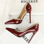 Rivet Trim Stiletto Pumps