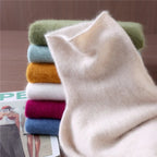 Fuzzy Turtleneck Sweater