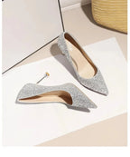 Crystal D'Orsay Wedding Heels