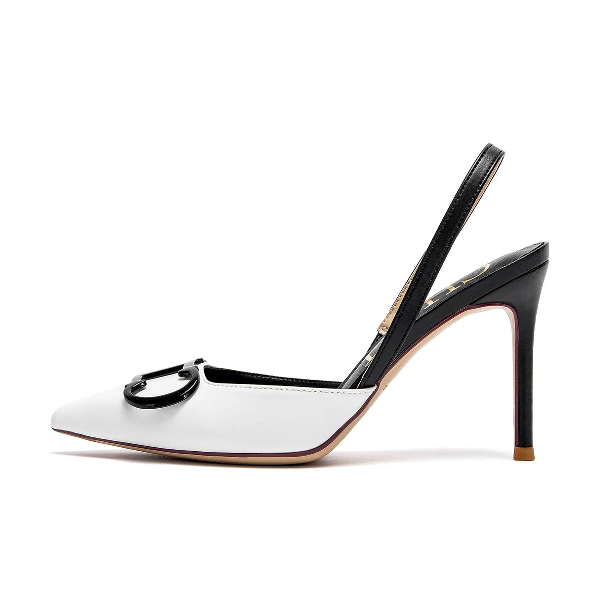 Pointed Toe Slingback Stiletto Pumps