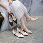 Rhinestone Strap Mary Jane Pumps