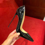 Patent Leather Stiletto Court Pumps