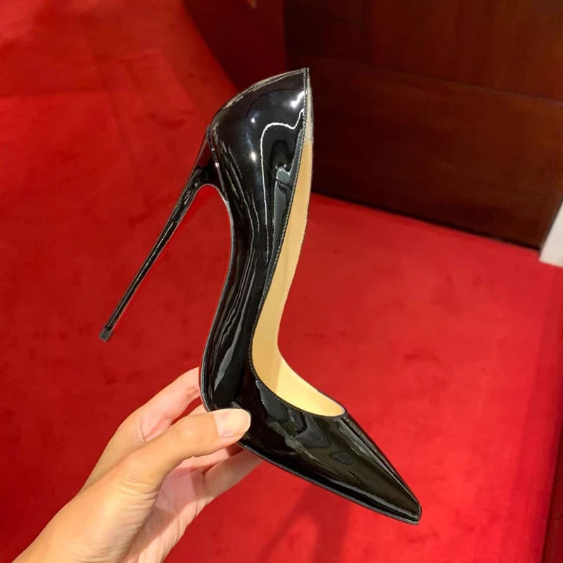 Patent Leather Stiletto Court Pumps