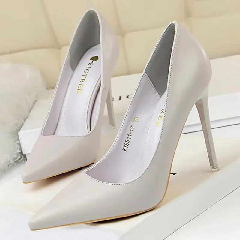 Pointed Toe Stiletto Pumps
