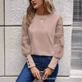 Floral Sleeve Waffle Top