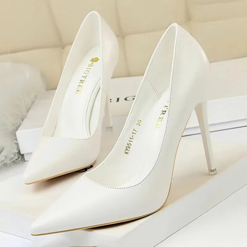 Pointed Toe Stiletto Pumps