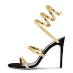 Strappy Stiletto Heel Sandals