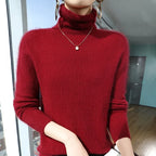 Fuzzy Turtleneck Sweater