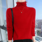 Fuzzy Turtleneck Sweater