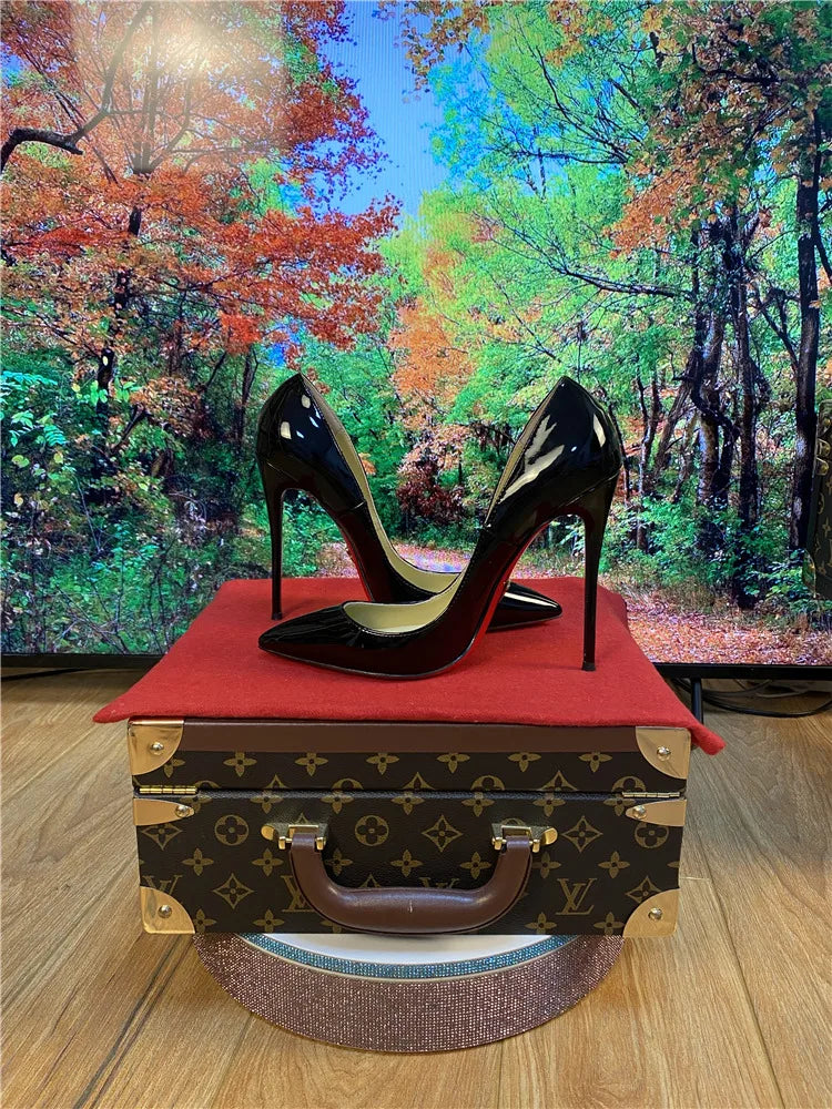 Patent Leather Stiletto Court Pumps