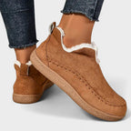 Shearling Lined Moccasin Shoes product view 3 - Delvore