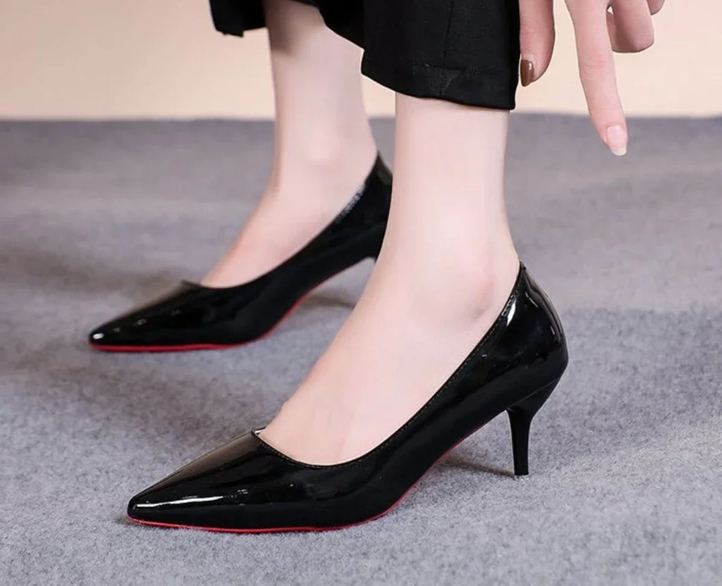 Pointed Toe Stiletto Court Pumps