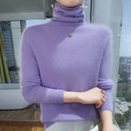 Fuzzy Turtleneck Sweater