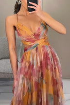 Floral Chiffon Wrap Maxi Dress product view 6 - Delvore