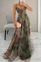 Floral Chiffon Wrap Maxi Dress product view 11 - Delvore